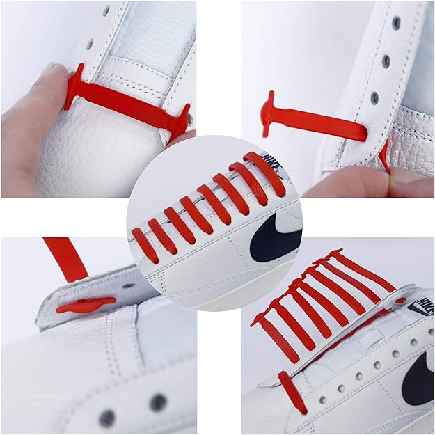RECKNEY No Tie Shoe Laces for Kids and Adults (5)